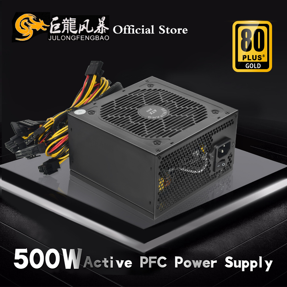 Power Supply 650W - JULONGFENGBAO 110V 220V Para PC ATX