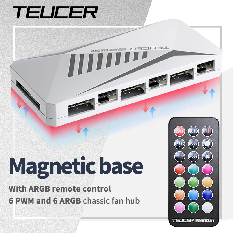 Pc Power Supply - Teucer LP-6P argb controle remoto 6