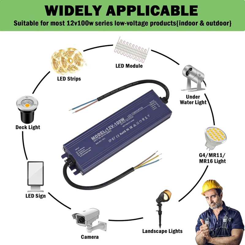 ● Driver LED 12V, IP67, à prov - Dc Power Supply 12V avaliação e preço