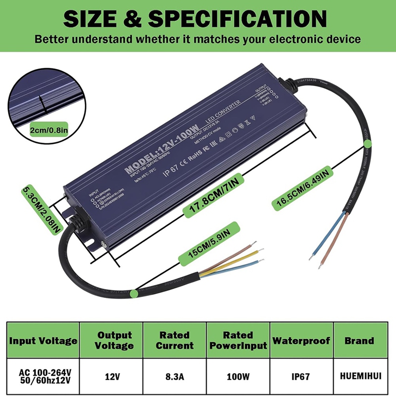 ● Driver LED 12V, IP67, à prov - Dc Power Supply 12V avaliação e preço