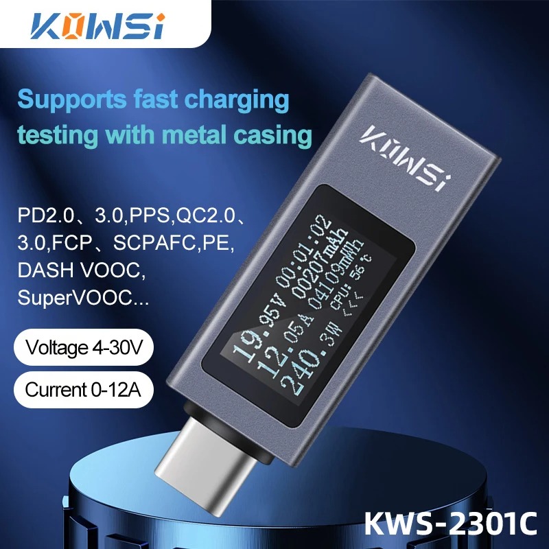 Monitor de tensão de corrente  - Power Supply Tester avaliação e preço