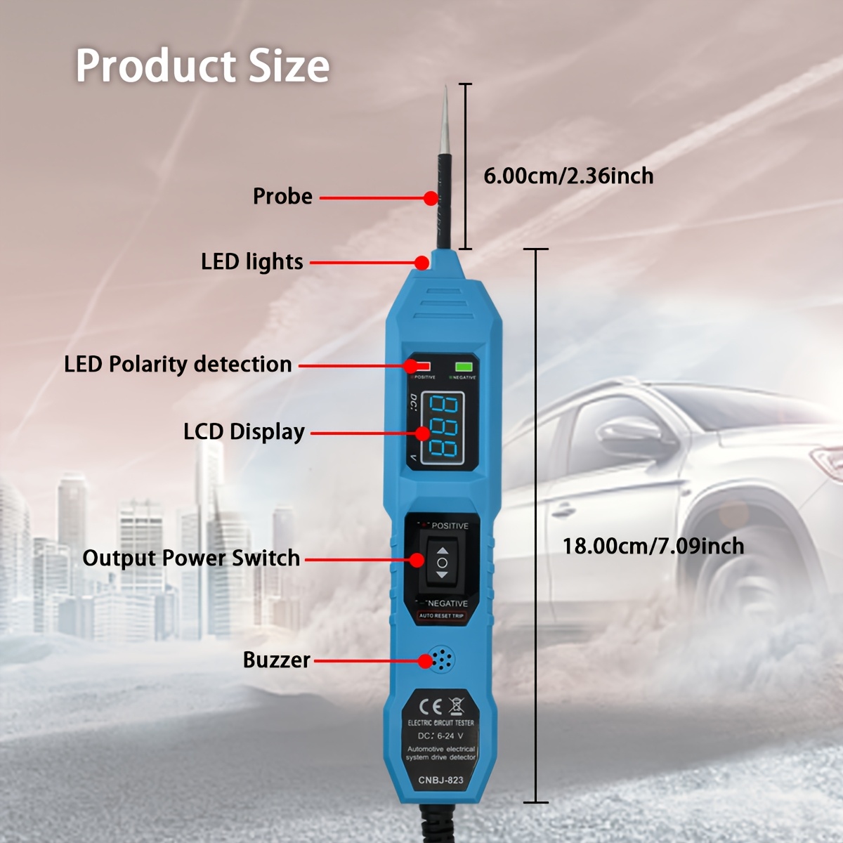 Testador de Circuito Automotiv - Power Supply Tester avaliação e preço