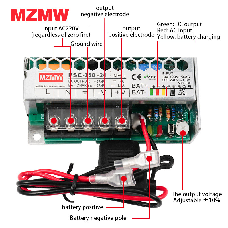 Mzmw 150w função ups fonte de  - Smps Power Supply avaliação e preço