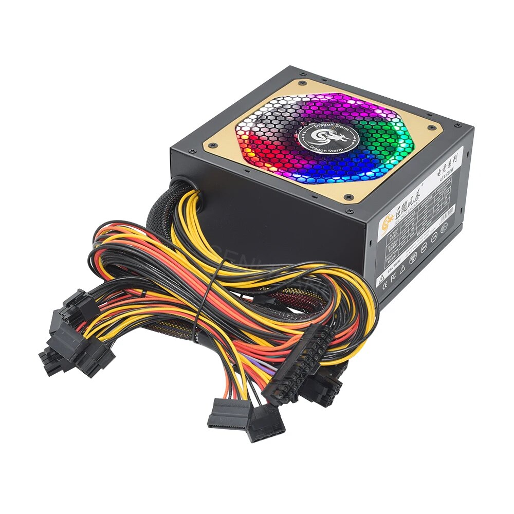 Atx 400w 600w 110-230v rgb 12v - Power Supply 750W avaliação e preço