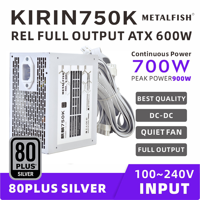 METALFISH KIRIN750K Fonte de a - Power Supply 750W avaliação e preço