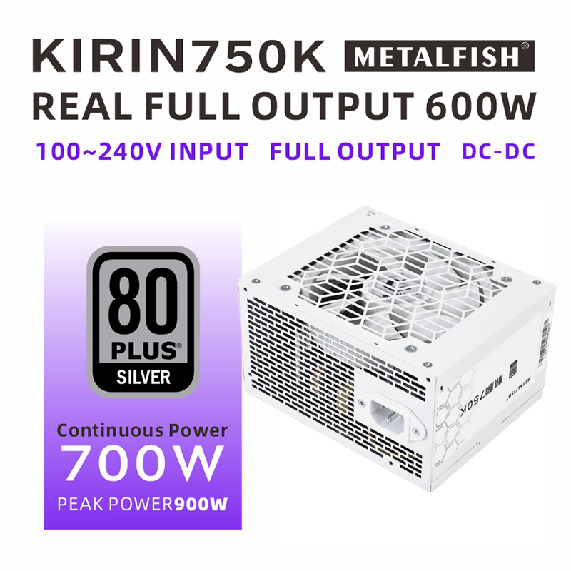 METALFISH KIRIN750K Fonte de a - Power Supply 750W avaliação e preço