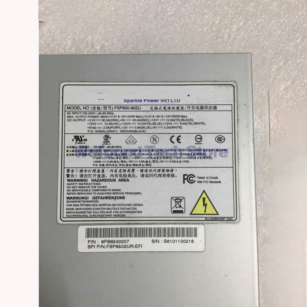 Fonte de Alimentação para Serv - Power Supply 650W avaliação e preço