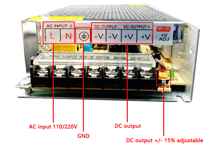 Fonte de alimentação, dc 5v 12 - Smps Power Supply avaliação e preço