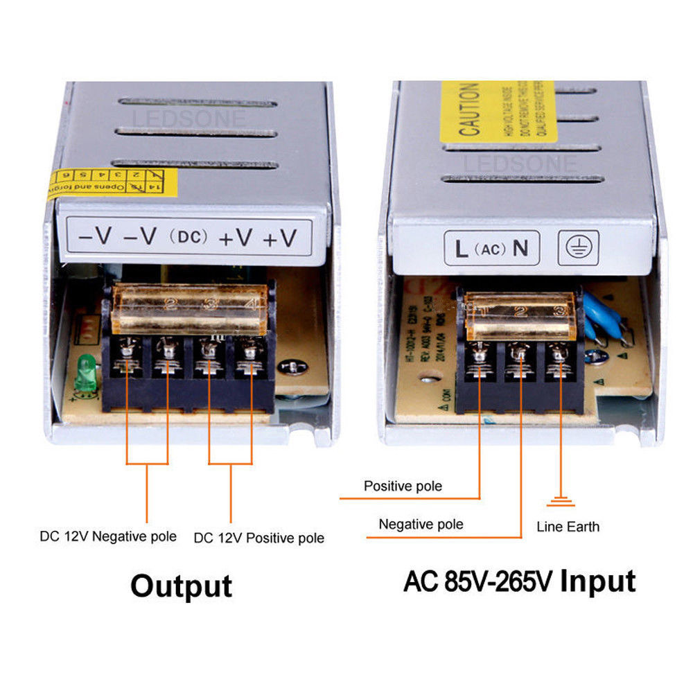 Fonte de alimentação, dc 5v 12 - Smps Power Supply avaliação e preço